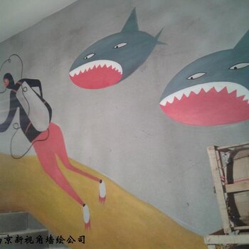 南京本地墙绘公司1涂鸦彩绘上门画师现场绘图满意后付款